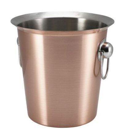 Copper Wine Bucket With Ring Handles