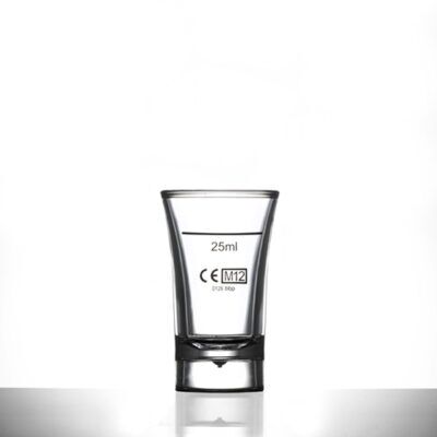 Plastic Shot Glasses 40ml CE Marked at 25ml