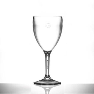 Lined @250ml Elite Premium Polycarbonate 11oz Wine Glasses - GJ-143-1CL CE