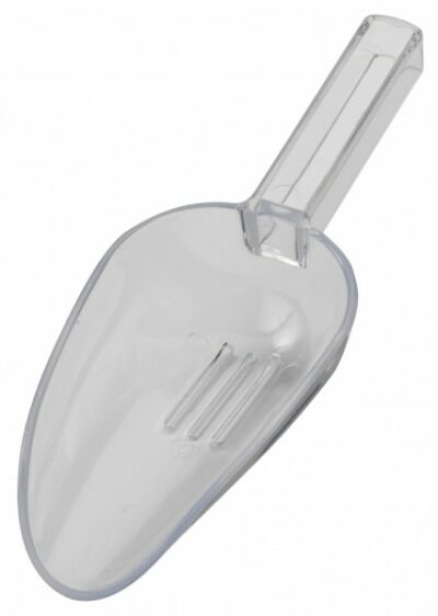 7oz Plastic Drainer Scoop Clear Beaumont