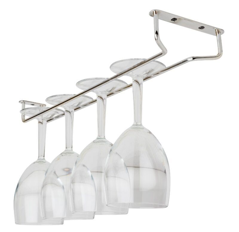 Silver Chrome Glass Hangers 16 inch