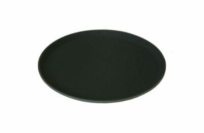 Beaumont 11″ Round Black Non-Slip Tray