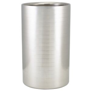 GenWare Ribbed Stainless Steel Wine Cooler