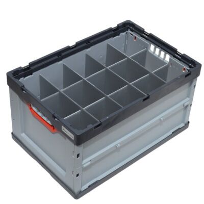 Auer Folding Glass Storage Crate 15 Cells