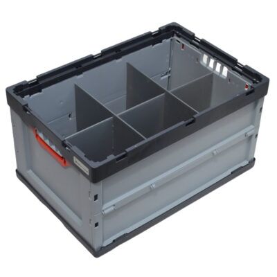 Folding Glass Storage Crate