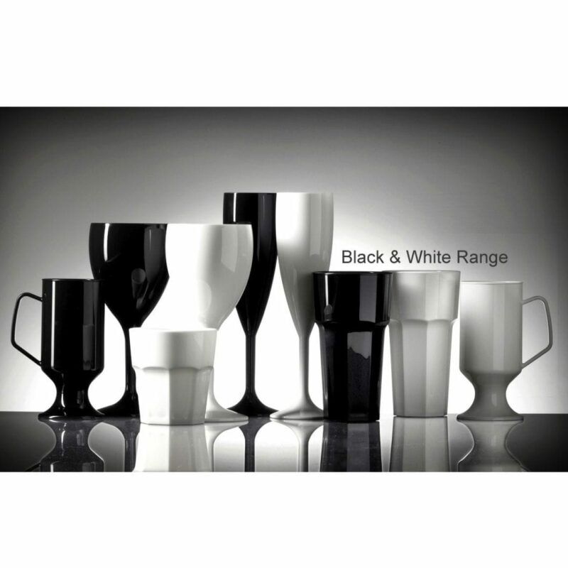 Black and White Plastic Glasses