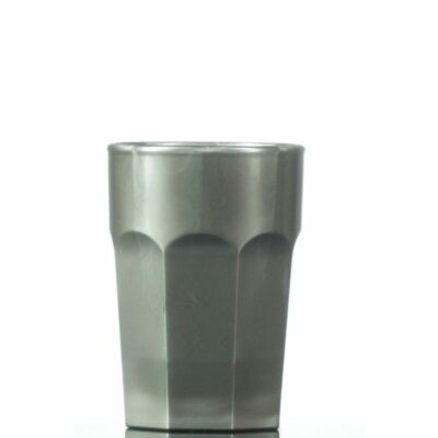 Silver Plastic Shot Glass