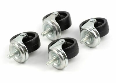 Replacement Black Bottle Skip Castors Set of 4