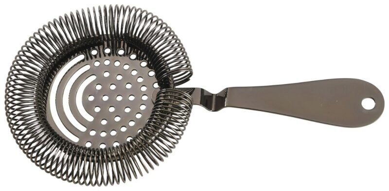Gun Metal Sprung Premium Julep Strainer