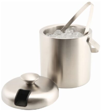 Ice Bucket and Ice Tongs Set