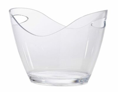 Clear Plastic Champagne/Wine Bucket Small