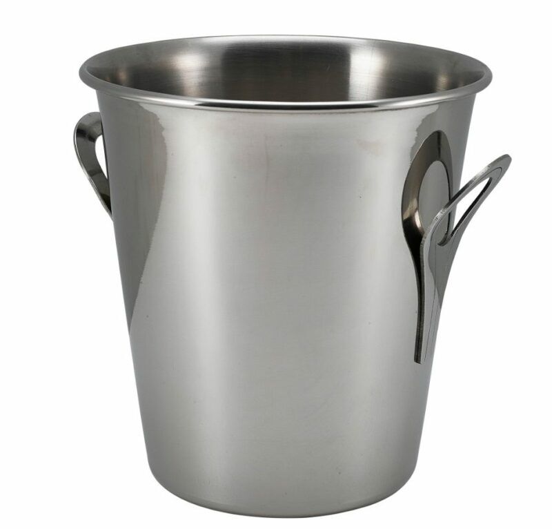 S/St.Wine Bucket Tulip Design -St/St Handles
