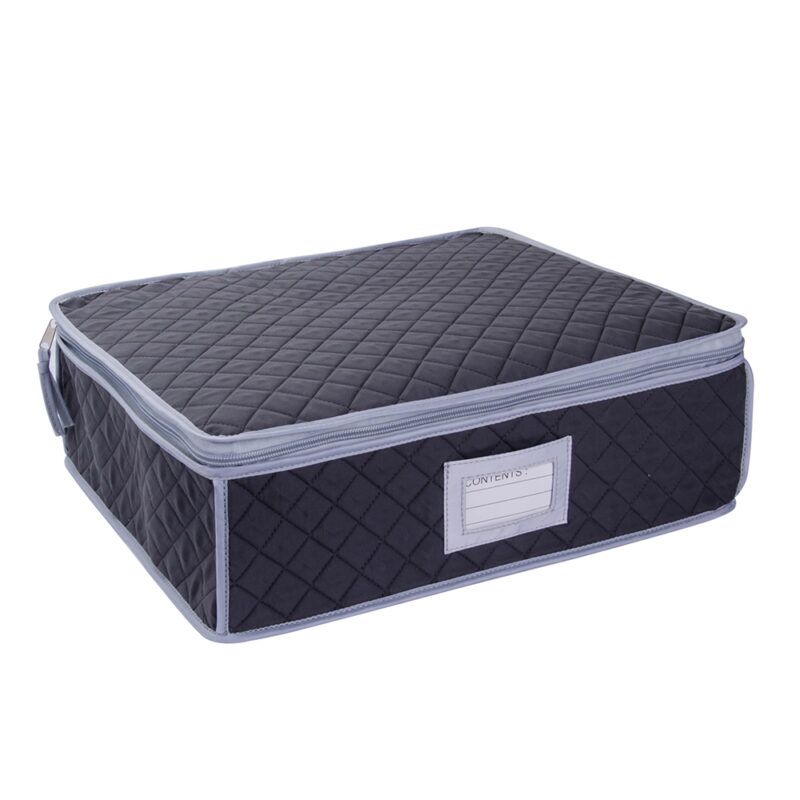 SORRY OUT OF STOCK - Quilted Storage Case and Tumbler Glasses - 12 Pack - Image 3