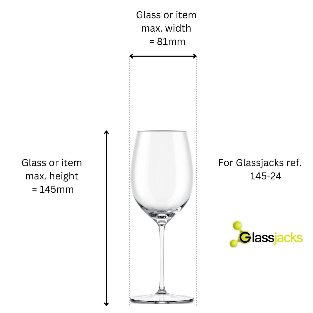 Glassjacks Glassware Storage Boxes For Wine Glasses