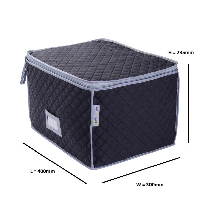 Case for Storing Wine Glasses - Quilted Wine Glass Case - 12 Cells - Image 3