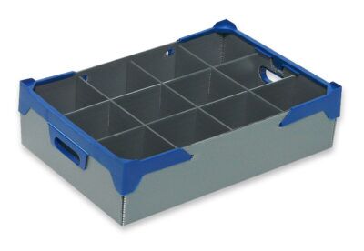 Correx Storage Box with Internal Dividers