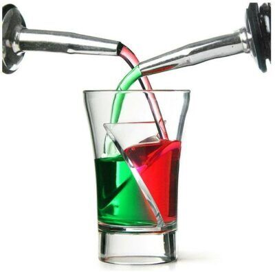 Twister Plastic Sip Clear Shot Glass