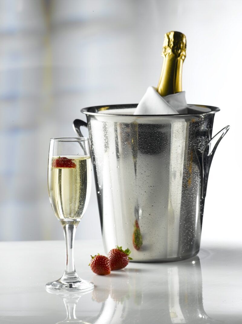 Empire / Misket Champagne Flute 19cl / 6.5oz - 35 Pack and Glassware Storage Box - Image 3