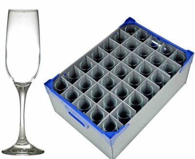 Champagne Flutes and Glassware Storage Box