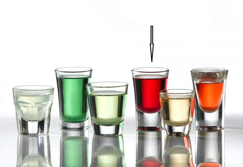 Shot Glasses, Cheerio / Heavy Base Shooter 3.4cl / 1.2 oz - 48 Pack and Glassware Storage Box - Image 3