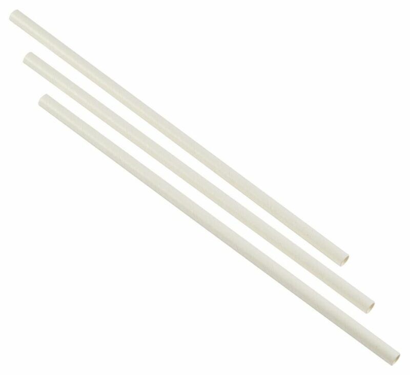 Paper Straws White