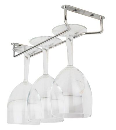 10 inch 40cm chrome silver glass hanger