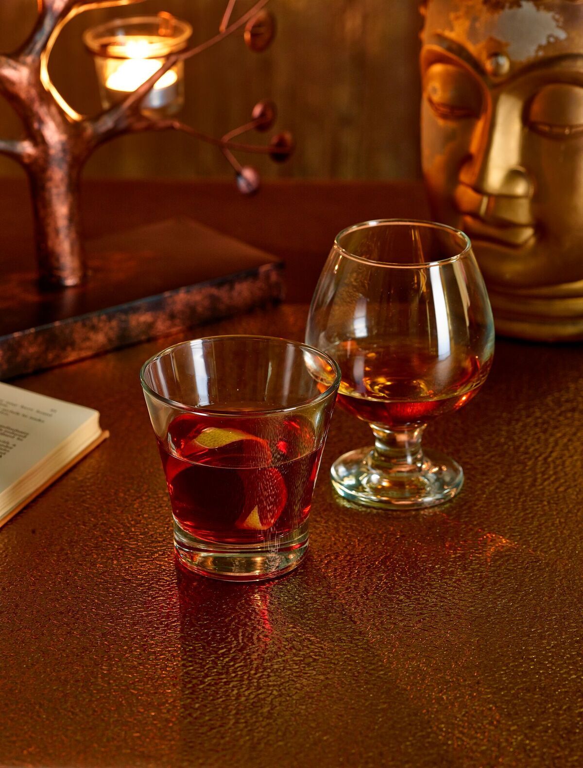 image for Brandy Glass and Champagne Saucer