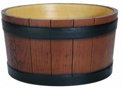 Beaumont Barrel End Ice Tub Wood Grain Effect