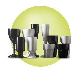 Black Plastic Glasses