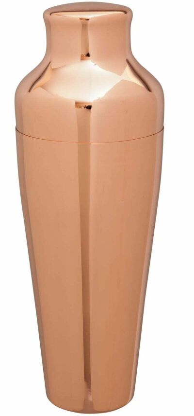 Beaumont Mezclar 19oz Copper Plated Art Deco Shaker