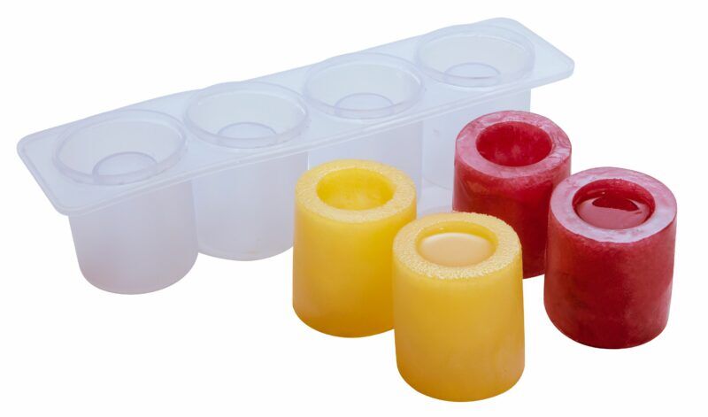 Beaumont 4 Cavity Silicone Shot Glass Mould (Clear) - Image 2