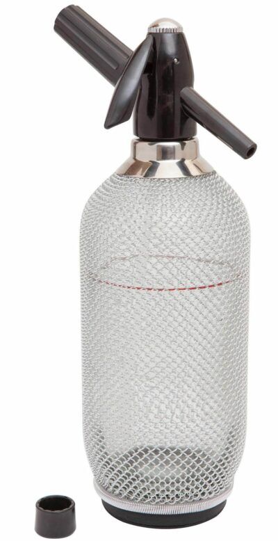 Beaumont Glass Soda Syphon With Mesh