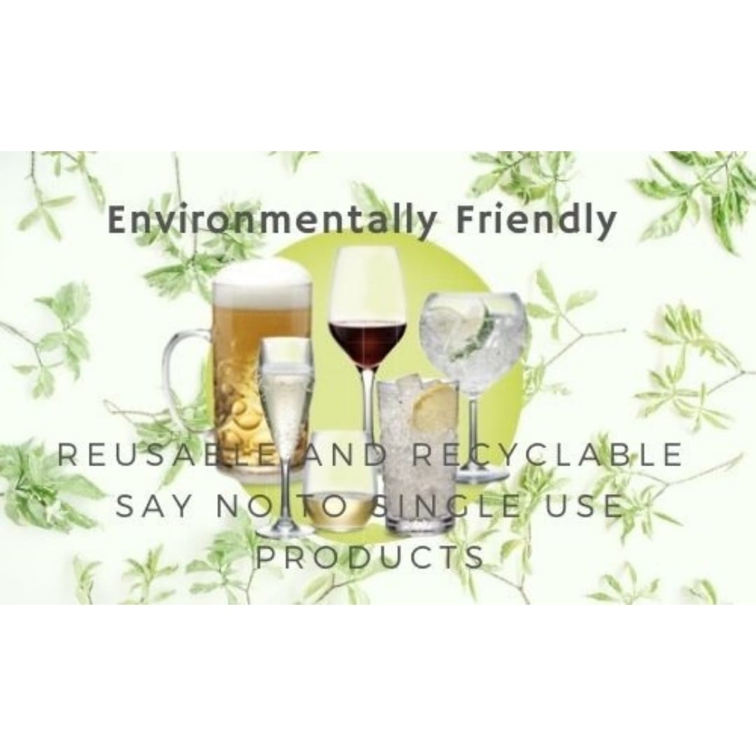 Enviromentally Friendly Plastic Glassware From Glassjacks