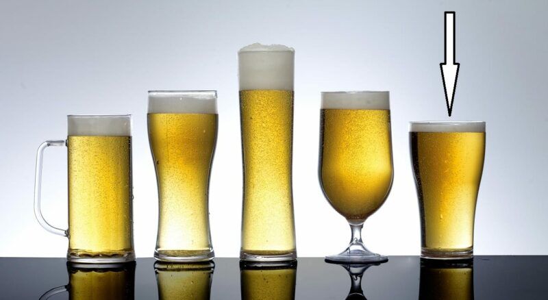 Plastic Beer Pint Glasses