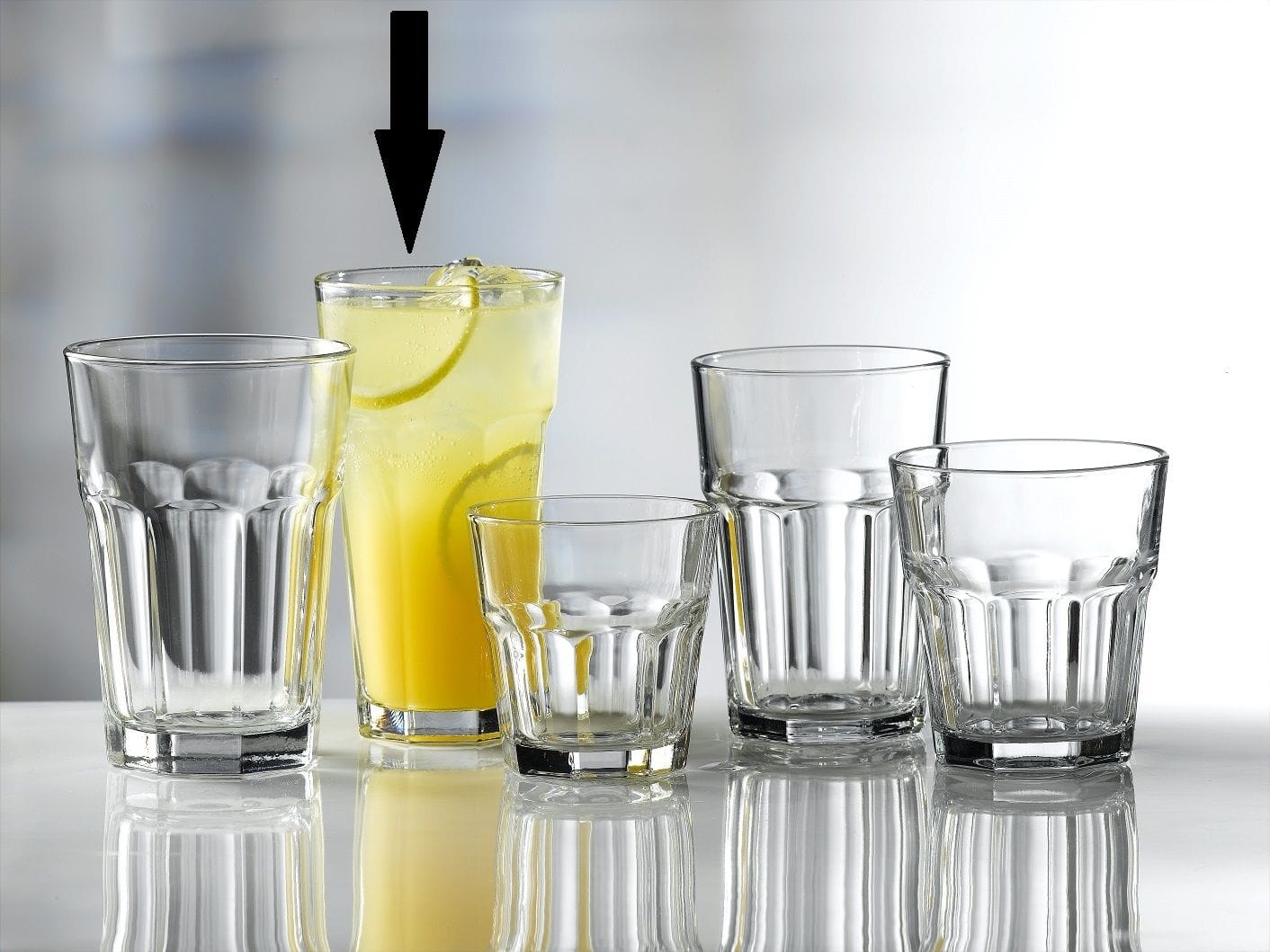 Aras - Tall Tumbler Glass 12.5oz (24 Pack)