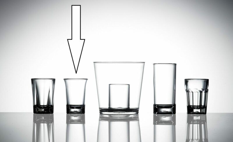 Reusable Plastic Flare Shot Glasses | Glassjacks