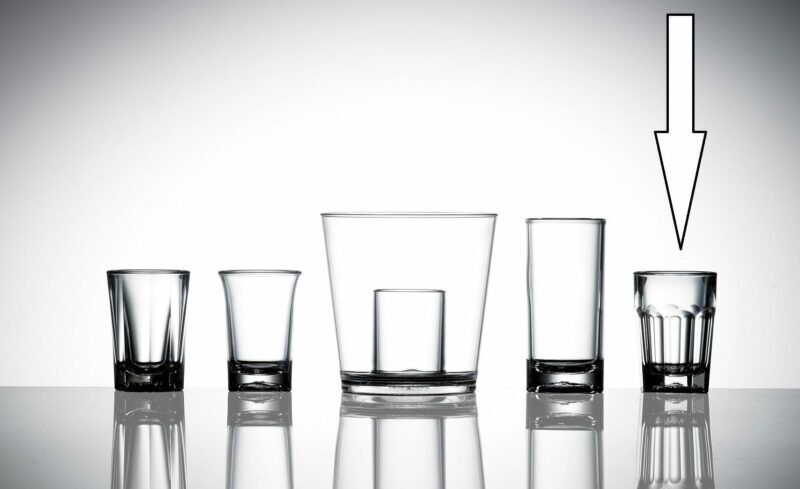 Elite Clear Remedy Plastic Shot Glass - Premium 25ml CE - Image 2