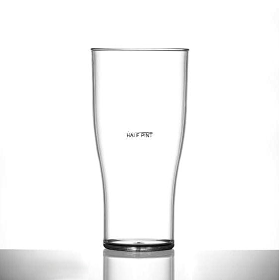 Elite Premium Polycarbonate Tulip Pint Lined @ Half Pint, Nucleated, 20oz CE - 48 Pack - Image 4