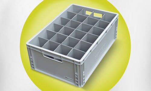 image for Glassware Storage Crates - Solid