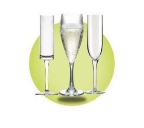 image for Plastic Champagne Flutes