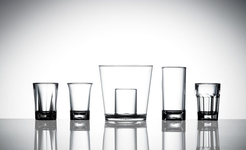 Plastic shot glass styles