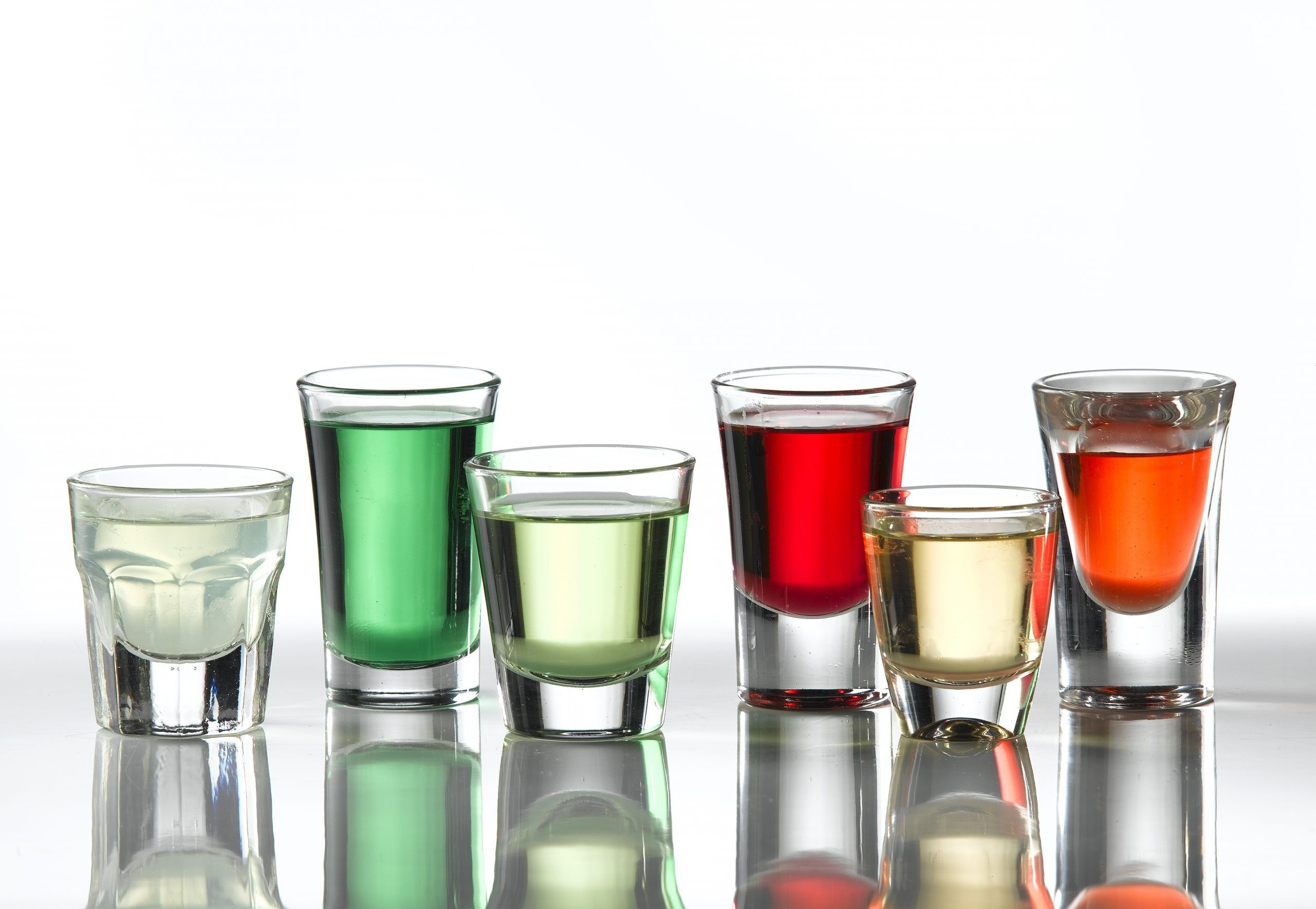 Plastic shot glasses