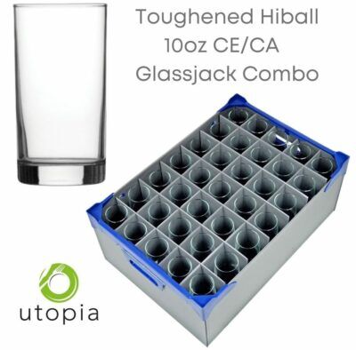 Toughened Hiball 10oz CA and Glassjack