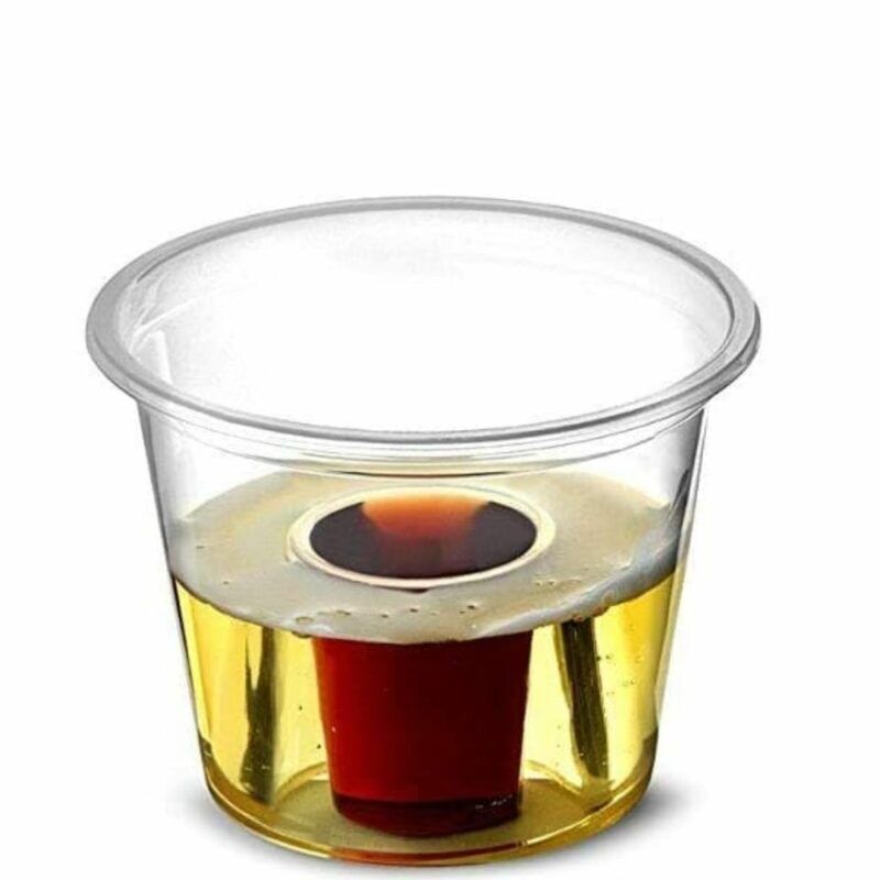 Disposable Recyclable Plastic Bomb Shot Glass 25ml CE