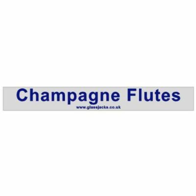 Glassjacks Glass Identify Stickers - Champagne Flutes