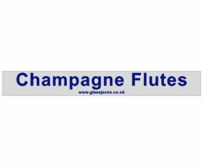 Champagne Flutes Storage Crate Labels