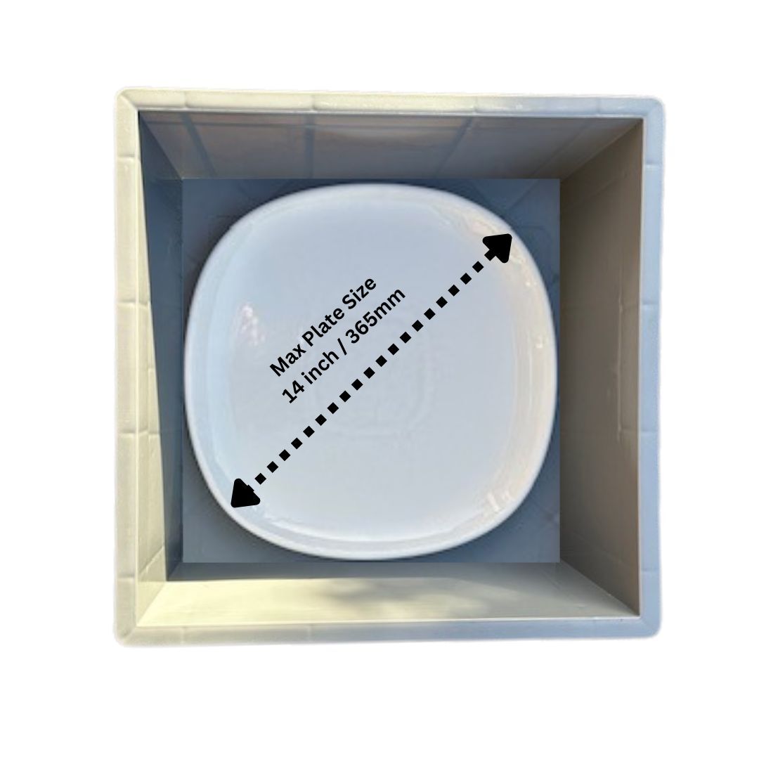 Max Plate Size of Catering Plate Storage Box – Secure Crates for Crockery Transport
