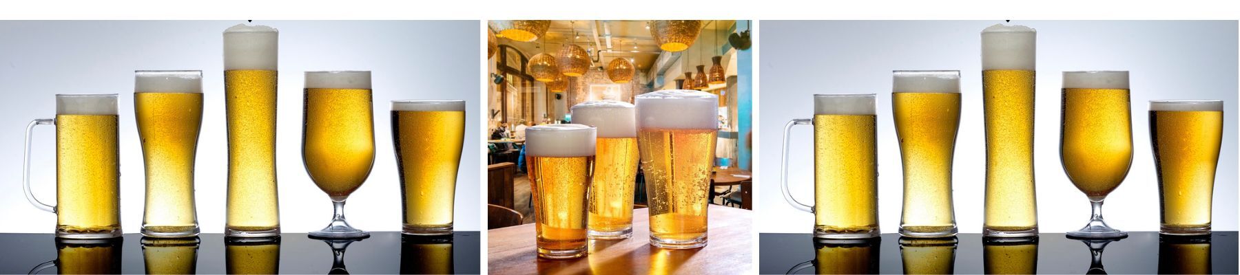 Plastic Glassware Pints Beer Glasses