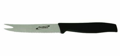 Genware 4" Bar Serrated Knife with Fork End