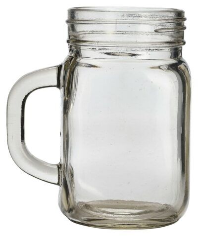 Genware Glass Mason Jar 45cl / 15oz